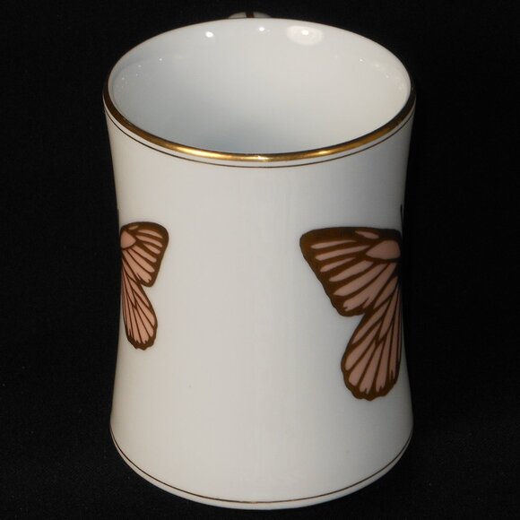 Beautiful coffee mugs. Fitz and Floyd Japan Golden Butterfly - Picture 2 of 5